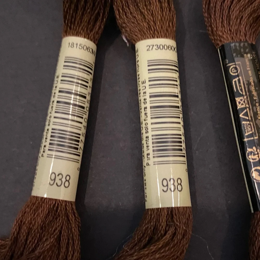 Brown Embroidery Floss Thread Skein - Multipurpose Crafting New